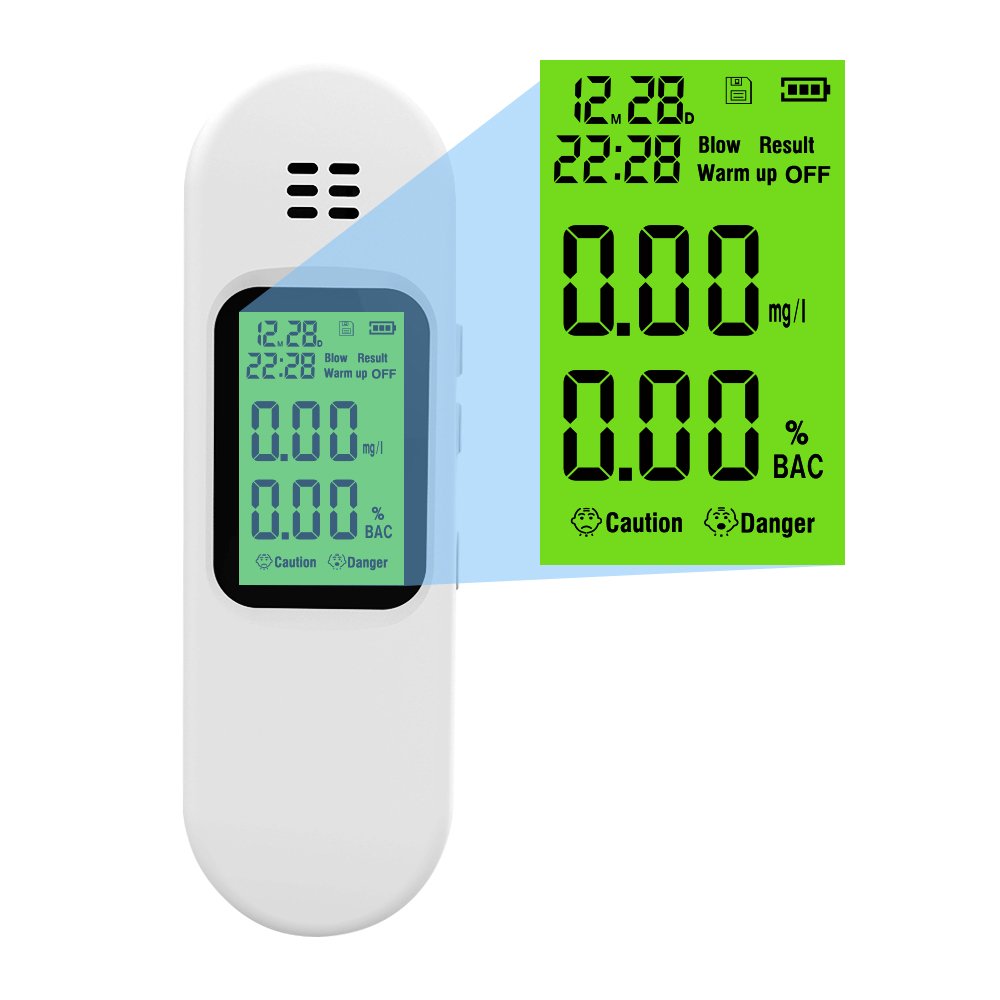 DM 177 alcohol tester Blowing type detector traffic alcohol tester portable high precision charging meter