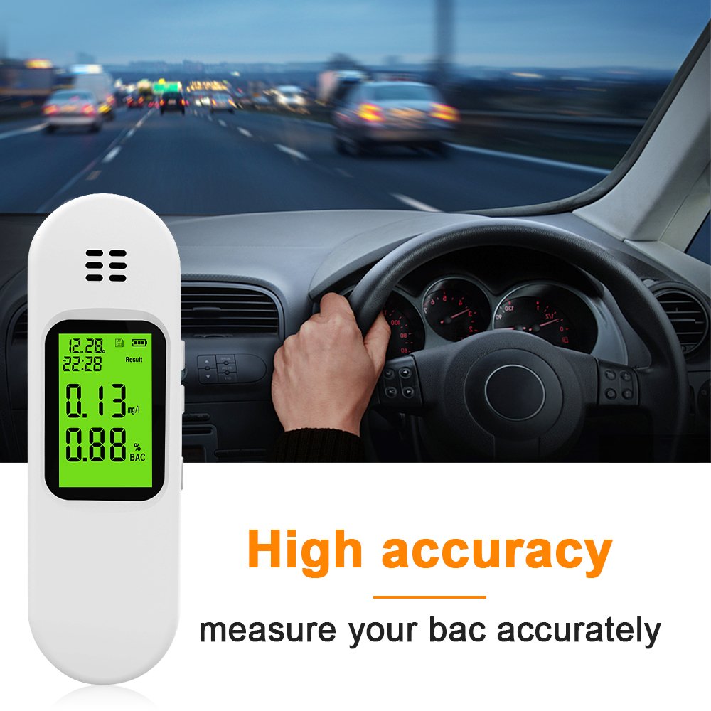 DM 177 alcohol tester Blowing type detector traffic alcohol tester portable high precision charging meter