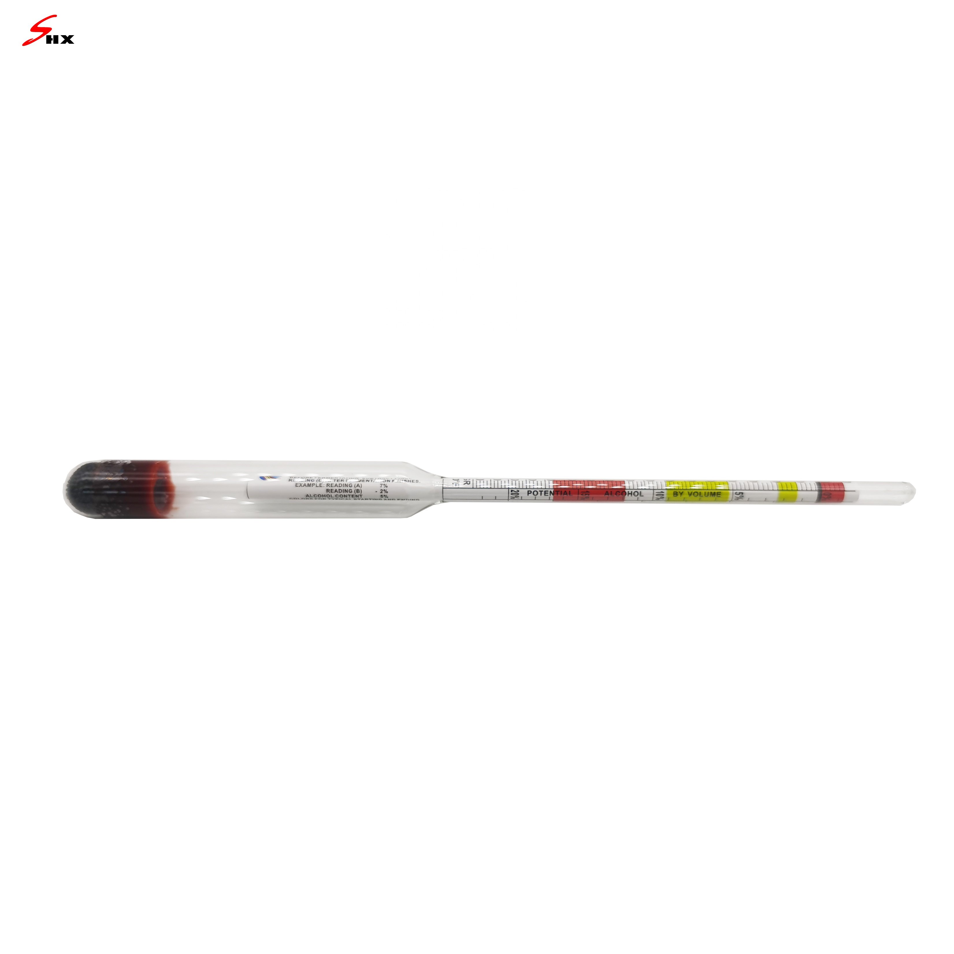 Alcohol Tester Beer Wine Hydrometer Brewing Tapper Triple Scale Hydrometer