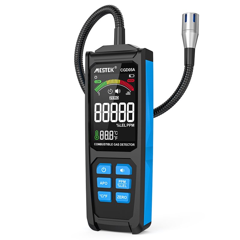 CGD05A Coal Gas Analyzer PPM Meter Combustible Flammable Natural Tester 50000 PPM 100% LEL Sound Alarm Methane Leak Gas Detector