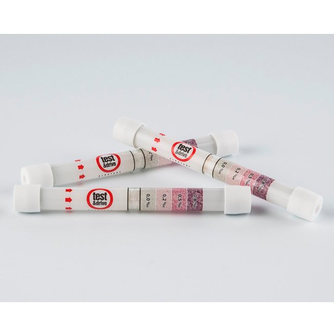 Disposable Breathalyzer Alcohol Tester for Analyzing BAC Content in Breath