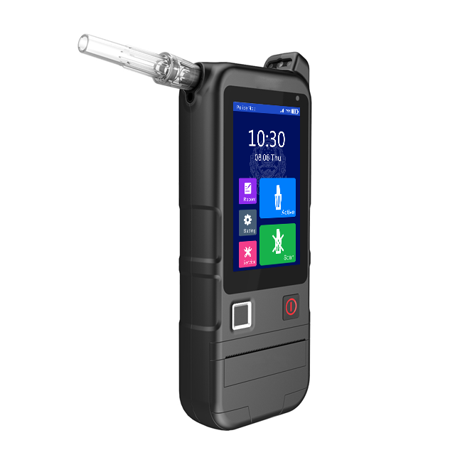 High Quality Alcohol Tester Portable Fast Alcohol Screening Built Printer Alcohol Tester