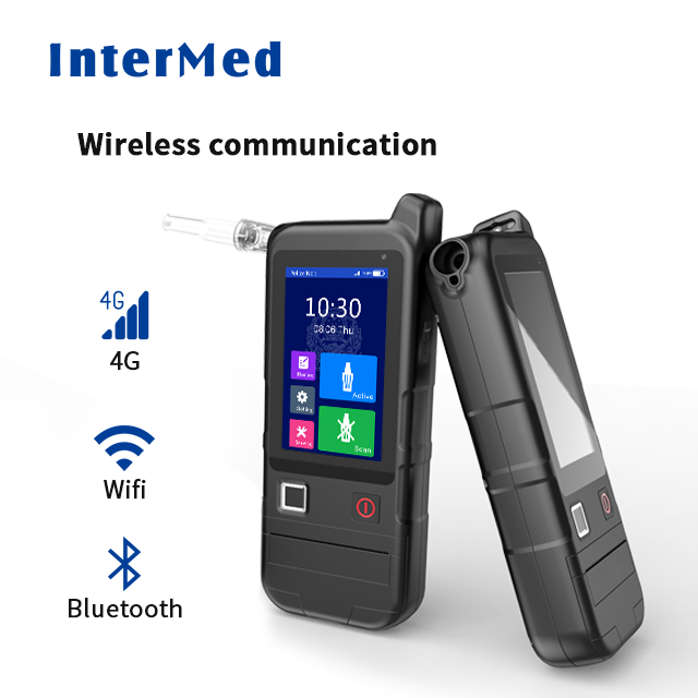 High Quality Alcohol Tester Portable Fast Alcohol Screening Built Printer Alcohol Tester