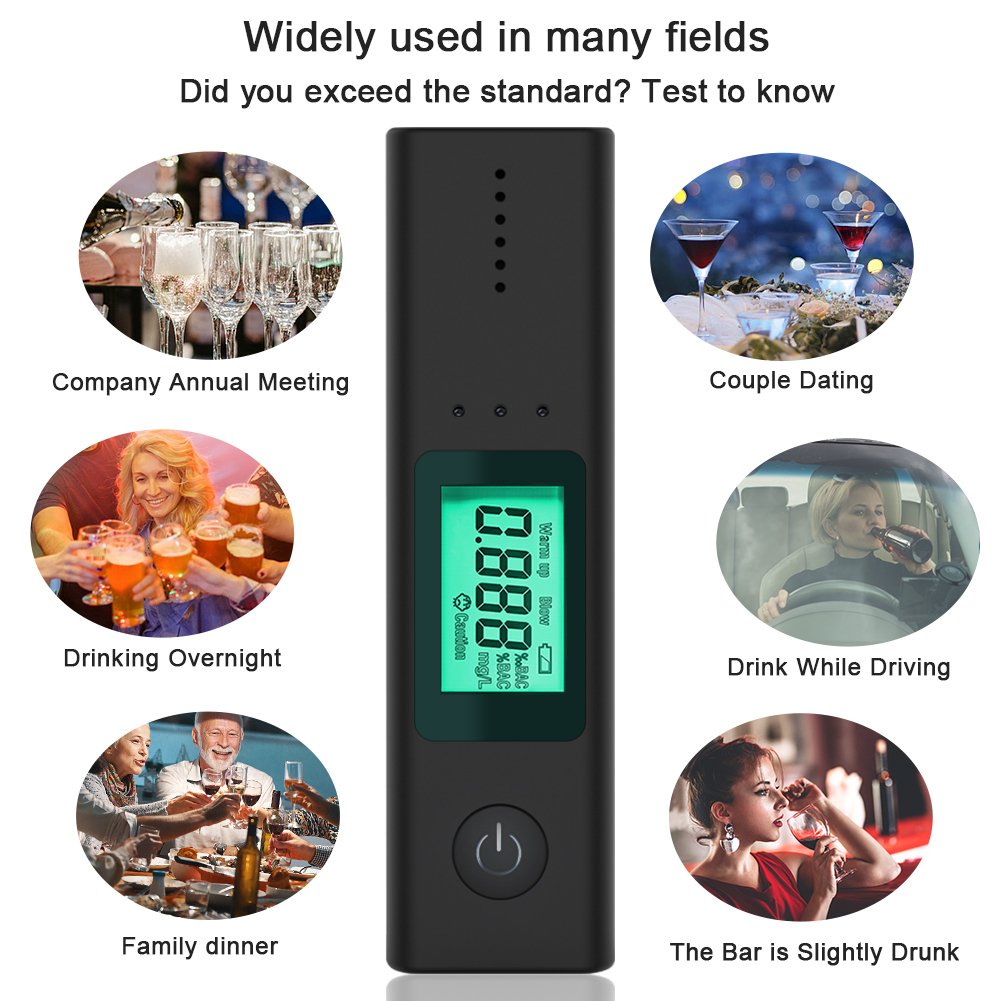 HEDAO ZN-AM08 Digital Non-contact Alcohol Tester High Precision 0.00~19.00%BAC Alcohol concentration