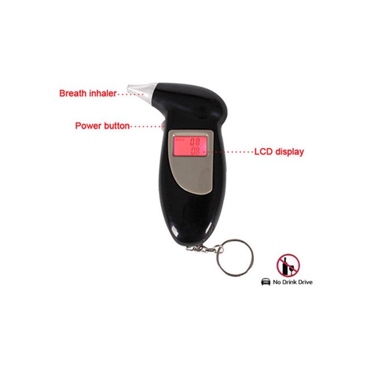 2021 Hot selling digital alcohol tester breath alcohol tester breathalyzer breathalyser alcohol breath tester