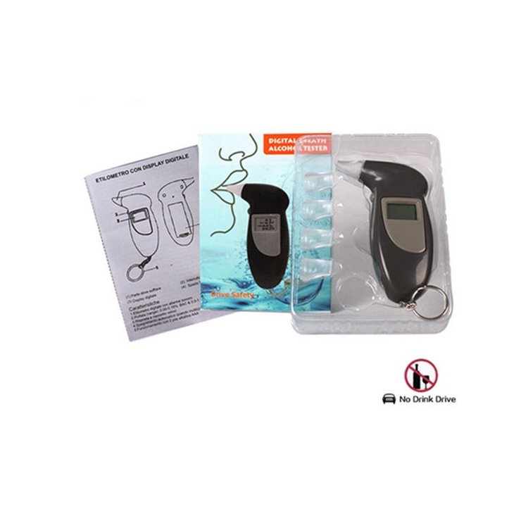 2021 Hot selling digital alcohol tester breath alcohol tester breathalyzer breathalyser alcohol breath tester