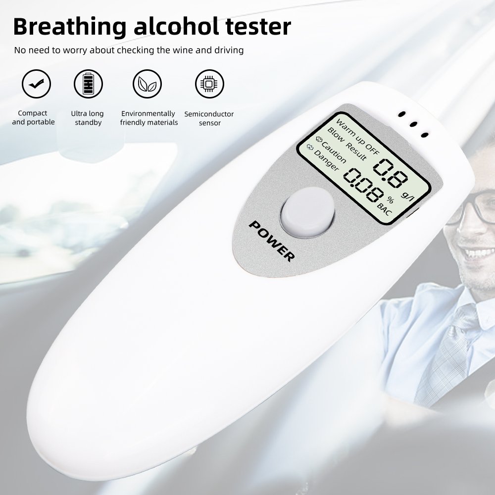 Wholesale Manufacturer OEM ODM Alcohol Breath Breathalyzer LCD Digital Breath Alcohol Tester Breathalyzer