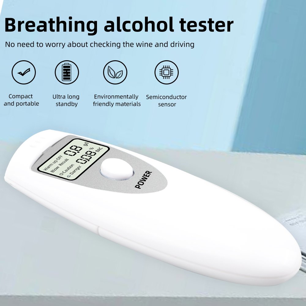 Wholesale Manufacturer OEM ODM Alcohol Breath Breathalyzer LCD Digital Breath Alcohol Tester Breathalyzer