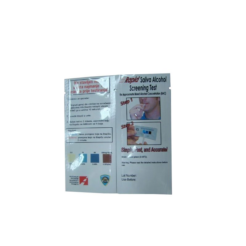 Hign quality factory direct Upgraded version New Style disposable one time alcohol test paper