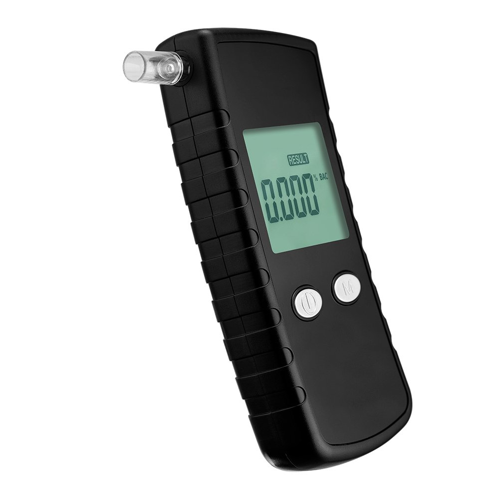 2024 Digital Semiconductor Breathalyzer With LCD Display audible alert and six different units of measurements