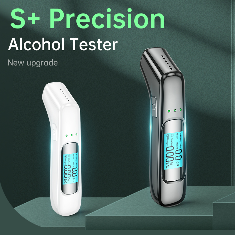 Alcohol Detector Breathalyzer High Sensitive Electronic Alcohol Tester Portable Breathalyzer