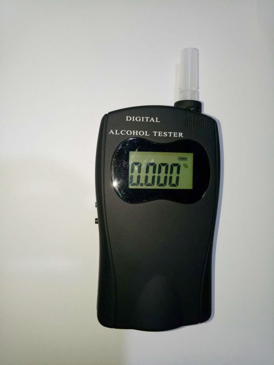 Digital Intelligence Alcohol Tester with 4 Digits LCD Display Alcohol Meter with Mouthpieces Breathalyzer Spy Gadgets Alcotest