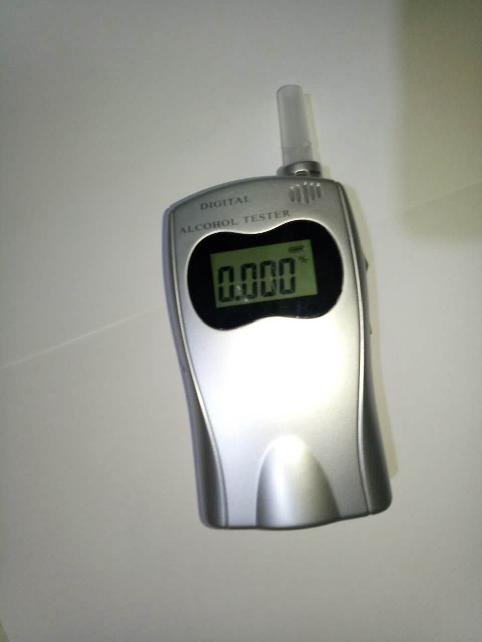 Digital Intelligence Alcohol Tester with 4 Digits LCD Display Alcohol Meter with Mouthpieces Breathalyzer Spy Gadgets Alcotest