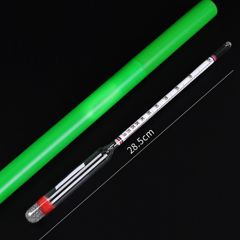 Precision Hydrometer Alcohol by Volume ABV Tester Accurate Proof Hydrometer alcoholmeter vinometer