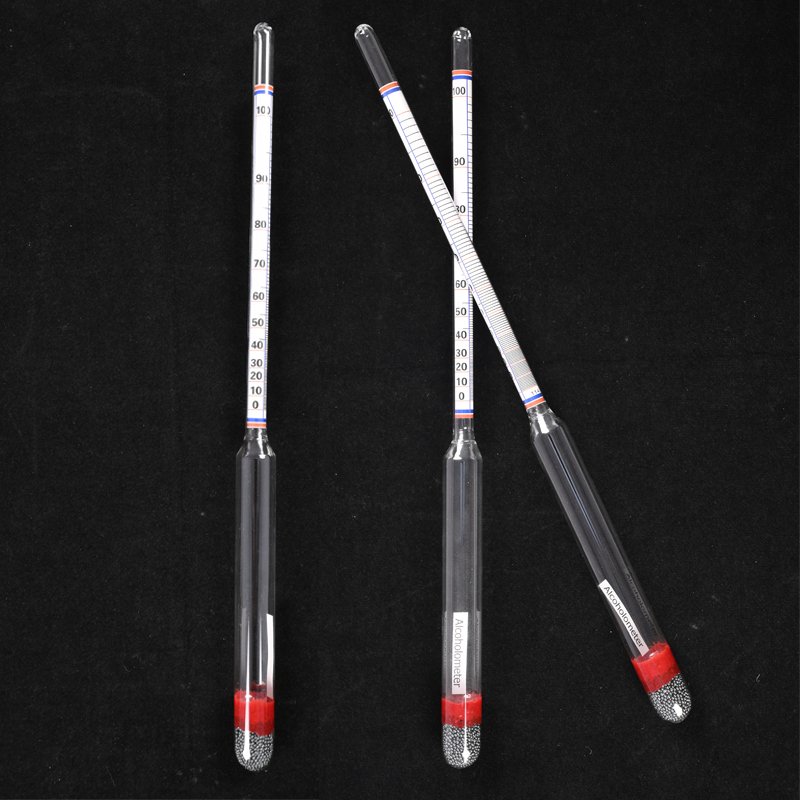 Precision Hydrometer Alcohol by Volume ABV Tester Accurate Proof Hydrometer alcoholmeter vinometer