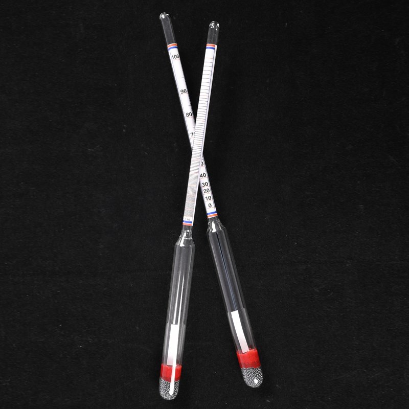 Precision Hydrometer Alcohol by Volume ABV Tester Accurate Proof Hydrometer alcoholmeter vinometer