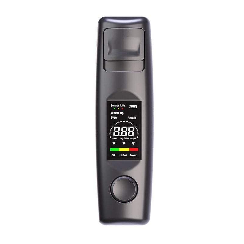 Portable handheld digital breathalyzer breath alcohol tester for Drunk driving AT9