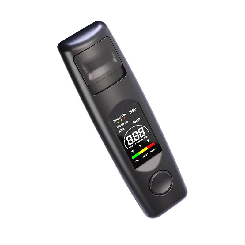 Portable handheld digital breathalyzer breath alcohol tester for Drunk driving AT9