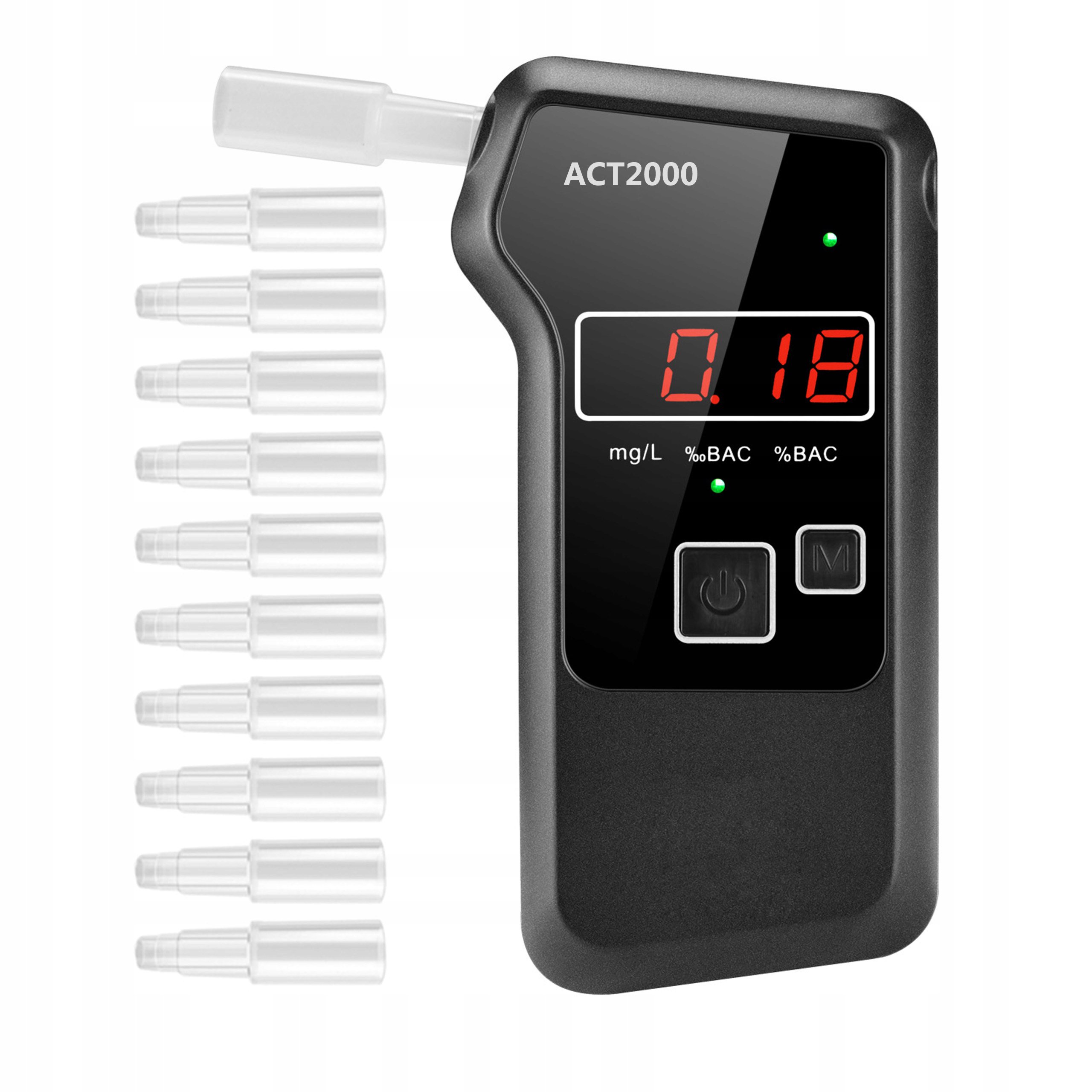 Factory price personal portable digital display breath fuel cell alcohol tester breathalyzer