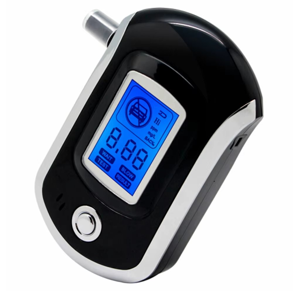 Breathalyzer Digital Alcohol Tester Detector Breath Analyzer Portable with LCD Display