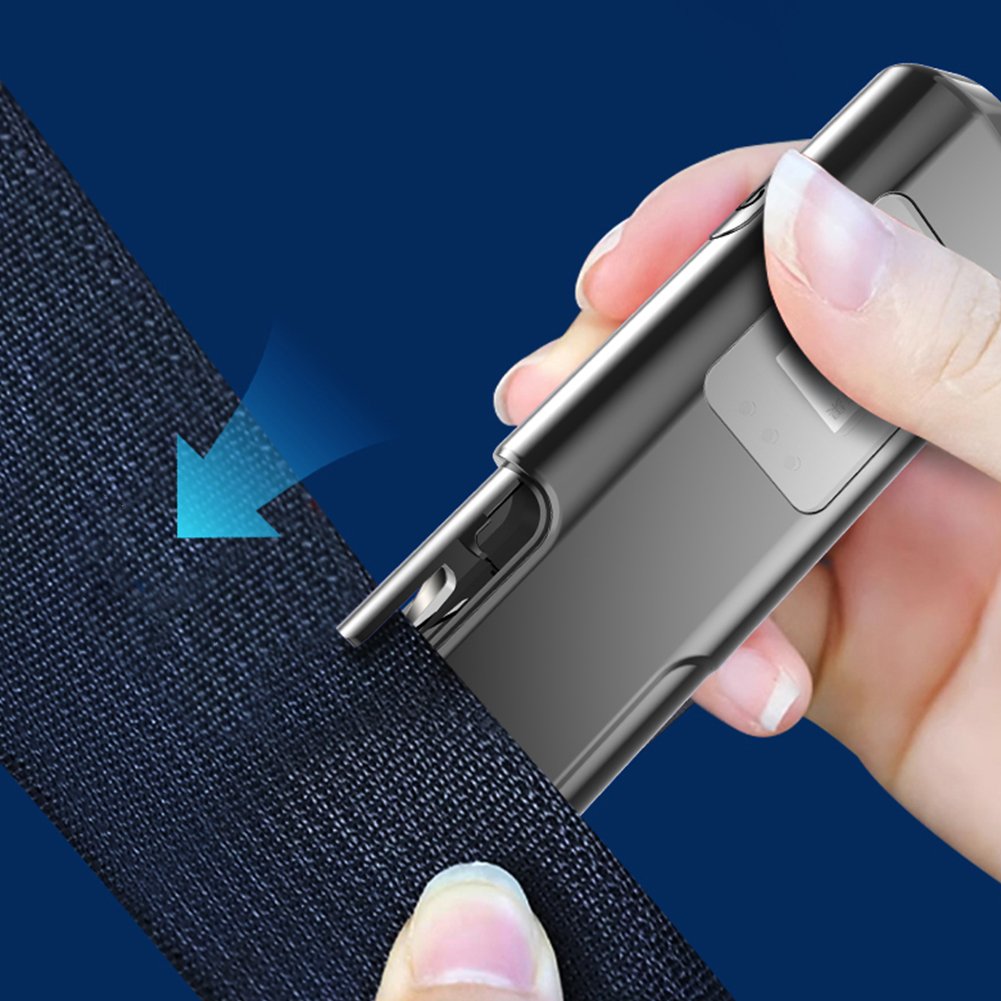 New Portable S+ Drunk Driving Detection Device Built-In Safety Hammer Cutting Knife Gas Analyzers for Alcohol Tester