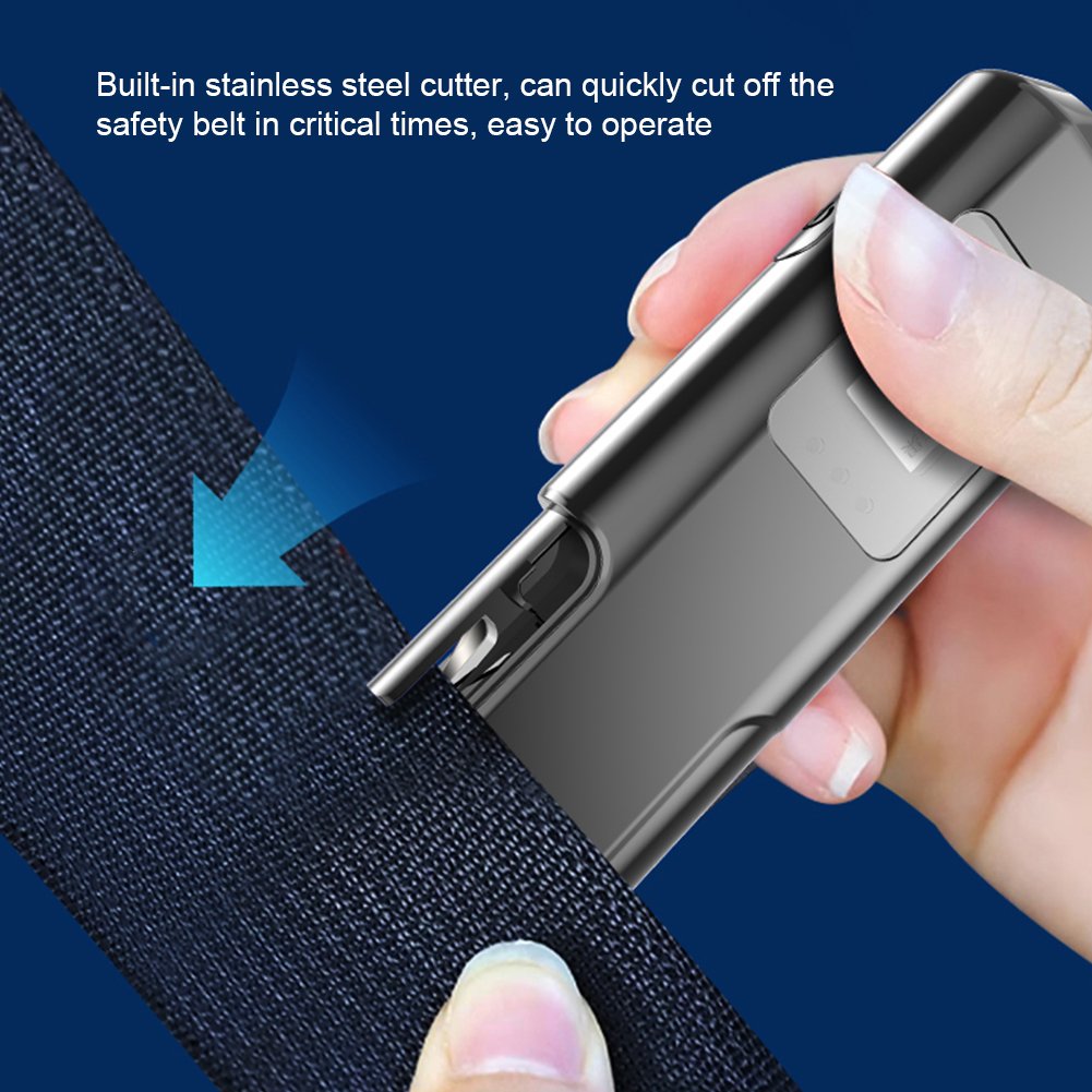 New Portable S+ Drunk Driving Detection Device Built-In Safety Hammer Cutting Knife Gas Analyzers for Alcohol Tester
