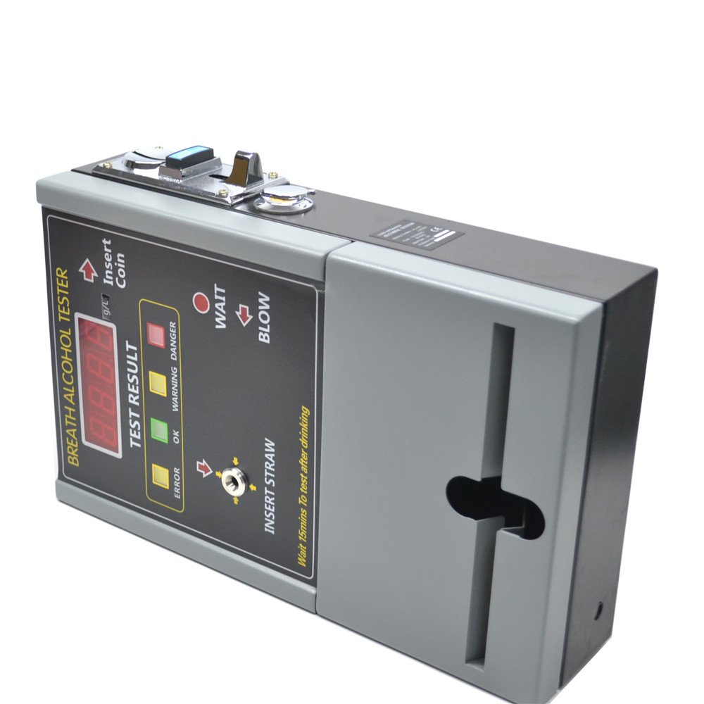 Bar public Digital alcohol tester support all coin alcoholimetro high accuracy alcotest