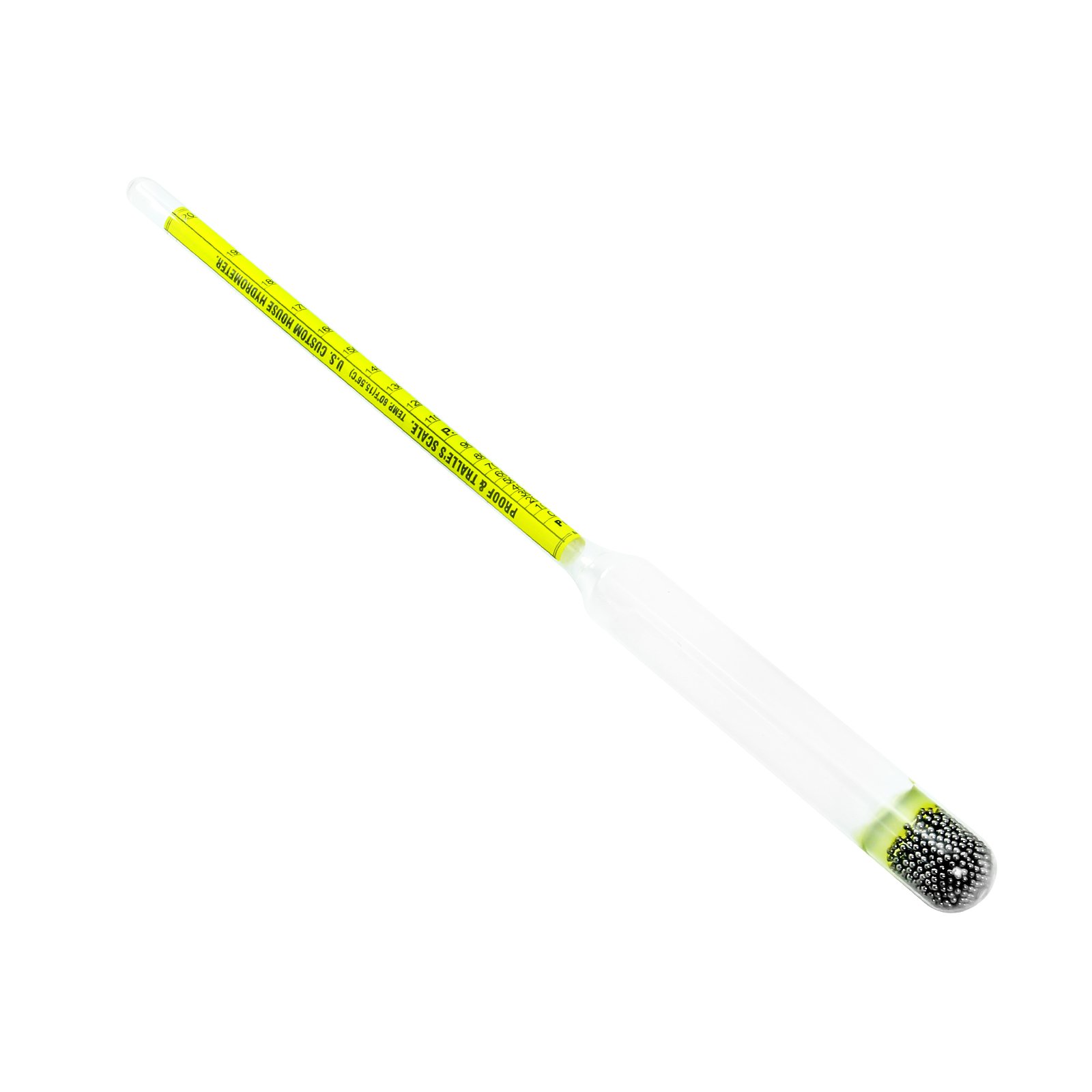 Alcoholmeter 0-200% Proof and Tralle's Scale Alcohol Tester Hydrometer Glass Alcohol Measuring Alcohol hydrometer