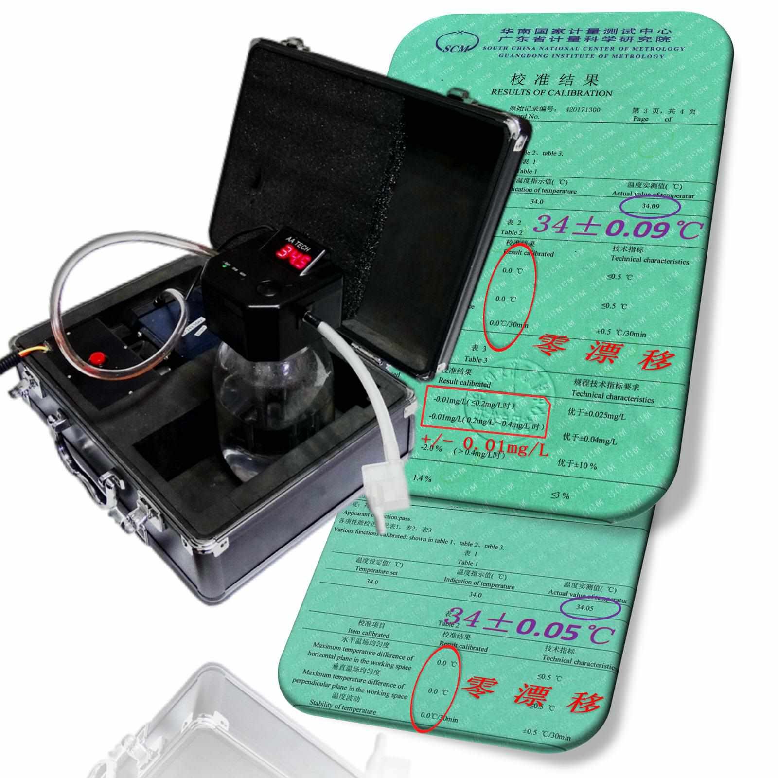 Alcohol breath test simulator AA2068 + FIT333 Alcohol Tester calibration system