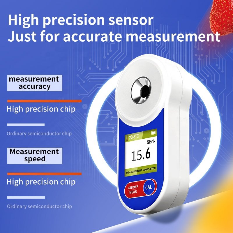 Hot Selling Professional Handheld Alcohol 0-35% Test Refractometer with ATC Wine Tester Meter Measure Instrument