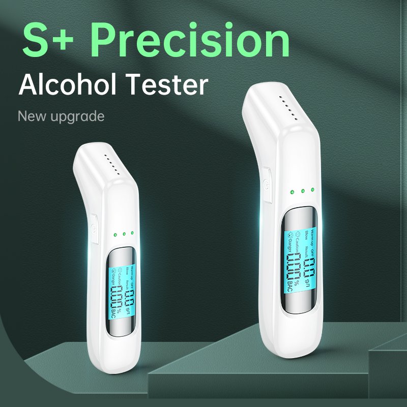 Factory Portable Digital Display Alcohol Tester Breathing And Measuring Drunk tester Breathalyzer