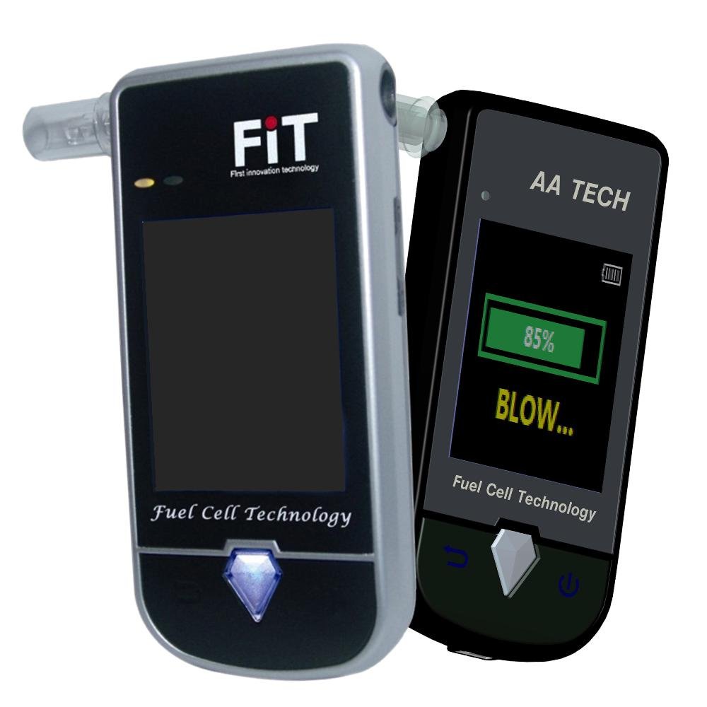 Fuel Cell Alcohol Tester FIT233 C with 2.4" ips color display + printer + calendar. 100 memories with time stamp