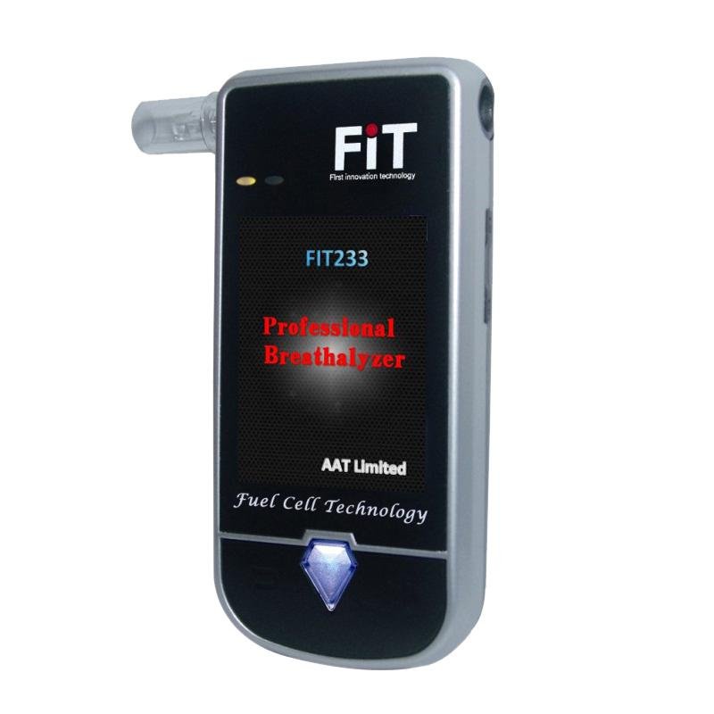 Fuel Cell Alcohol Tester FIT233 C with 2.4" ips color display + printer + calendar. 100 memories with time stamp