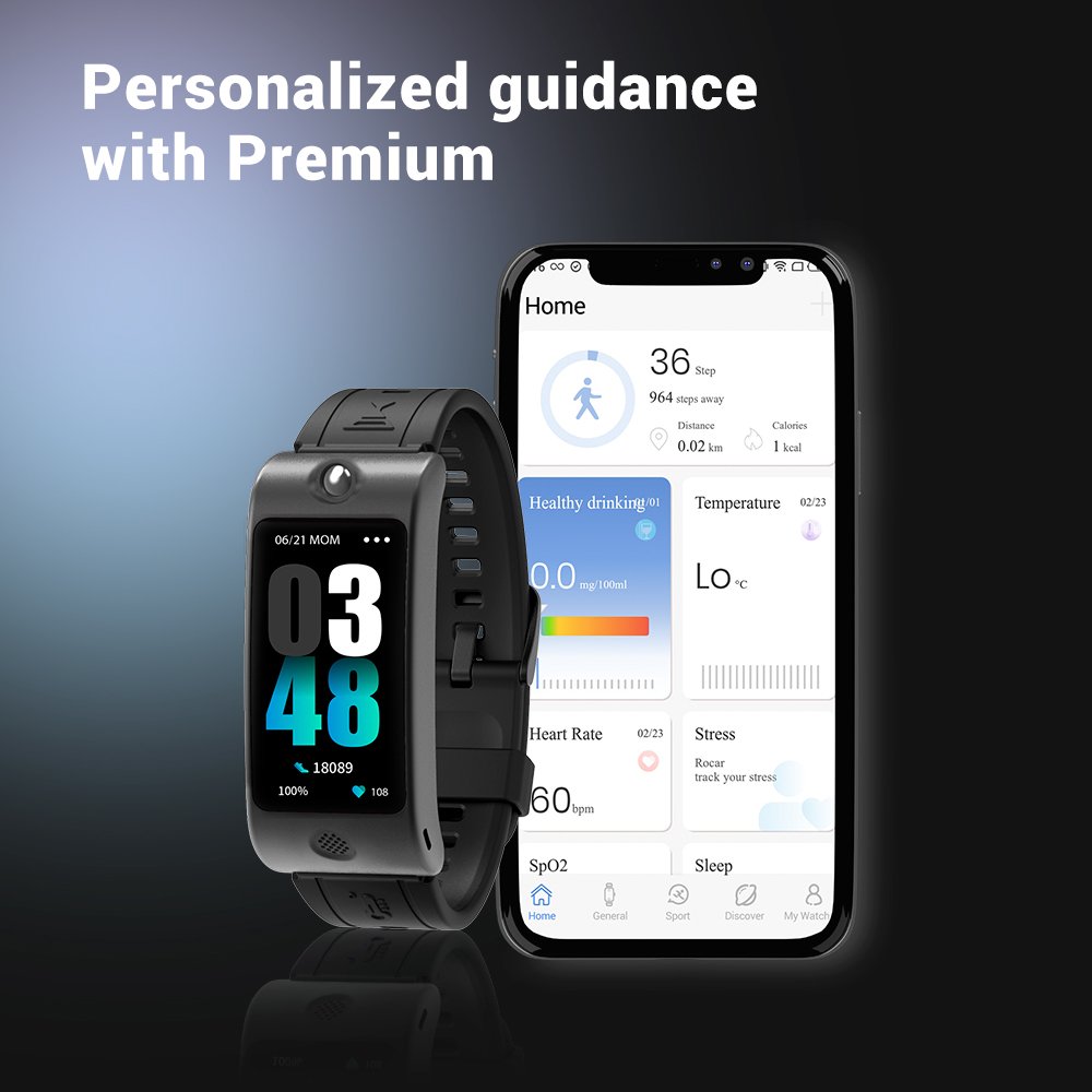 M-90 Smart Watch Strap Heart Rate Sleep Monitor Smart Wrist Strap Waterproof Display Screen Smart Bracelet For Women Men 368x194