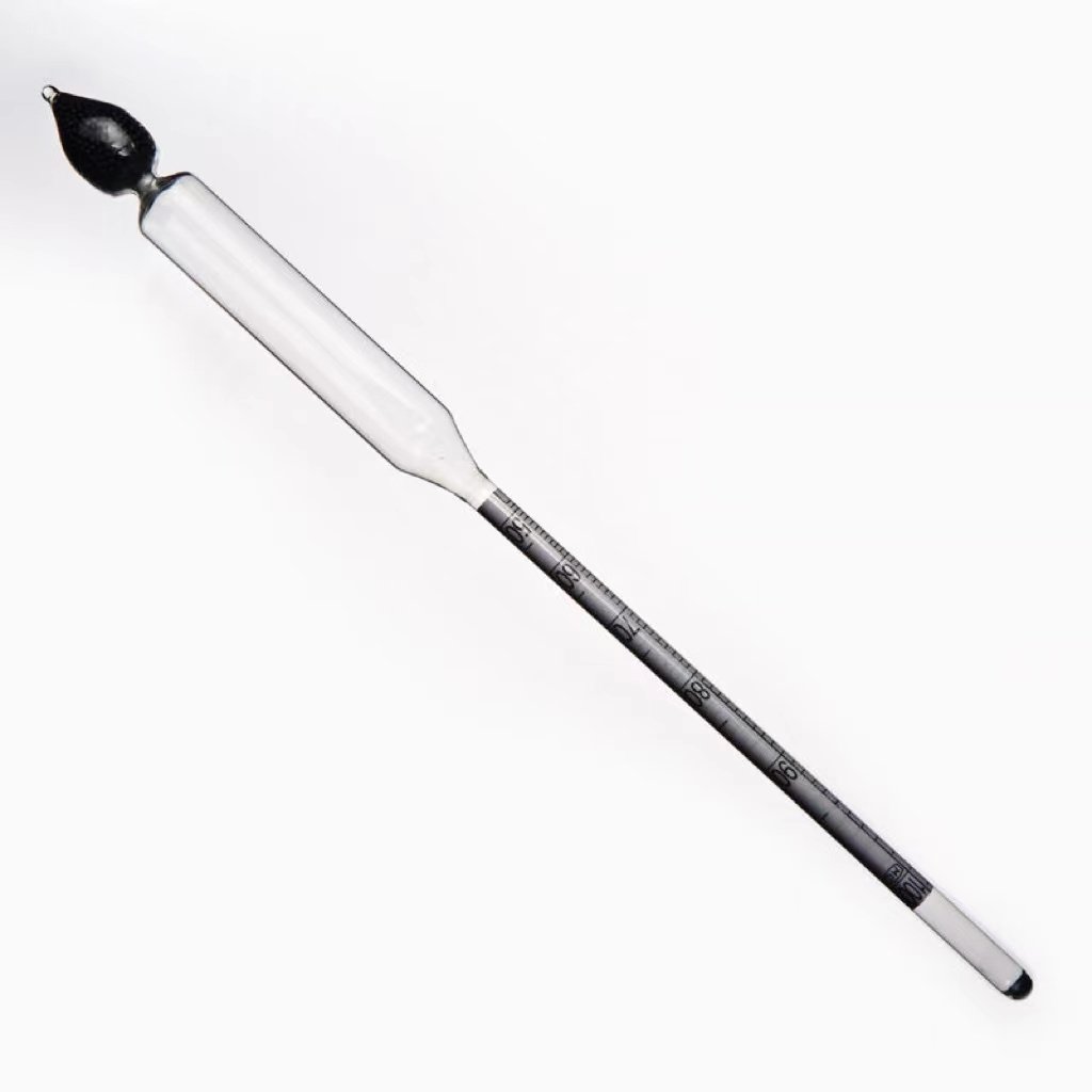 Laboratory Alcoholmeter 0-100 Glass Alcohol Tester Hydrometer Measuring Alcohol Hydrometer