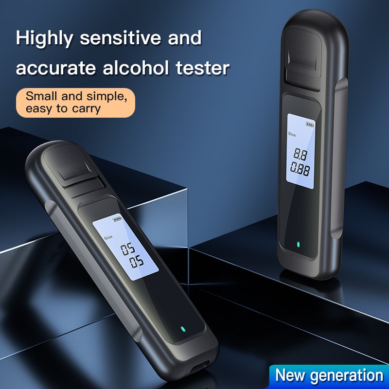 Professional LCD Display Semiconductor Alcohol Tester Hostweigh Ethylotest Portable Digital Breathalyzer