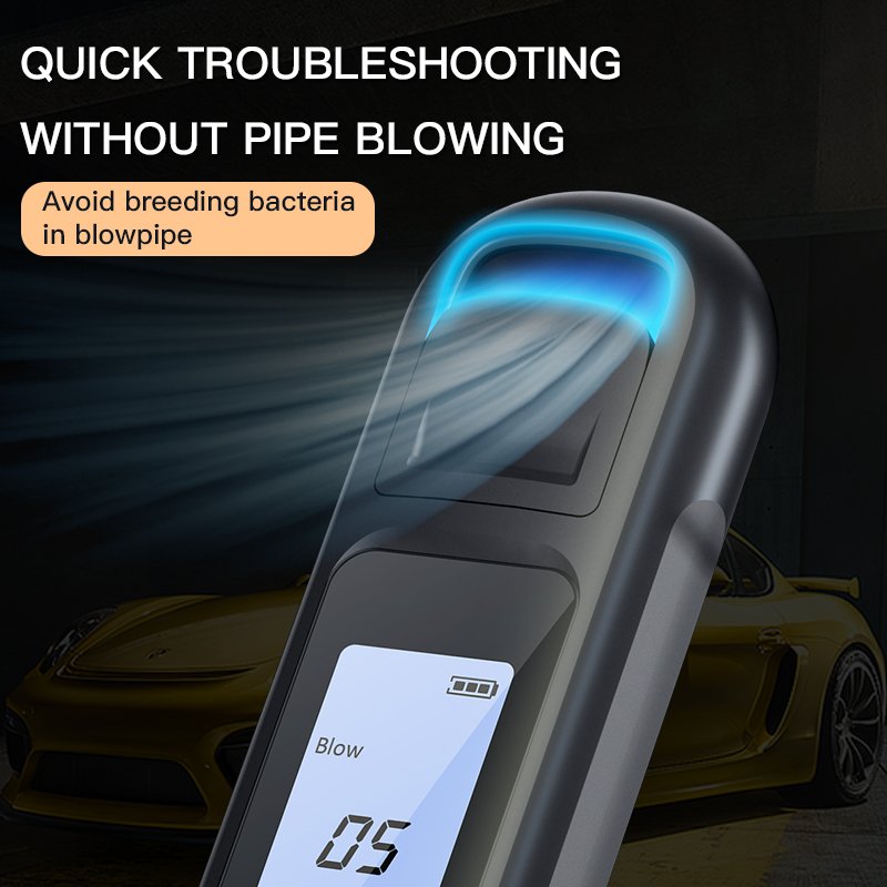 Professional LCD Display Semiconductor Alcohol Tester Hostweigh Ethylotest Portable Digital Breathalyzer