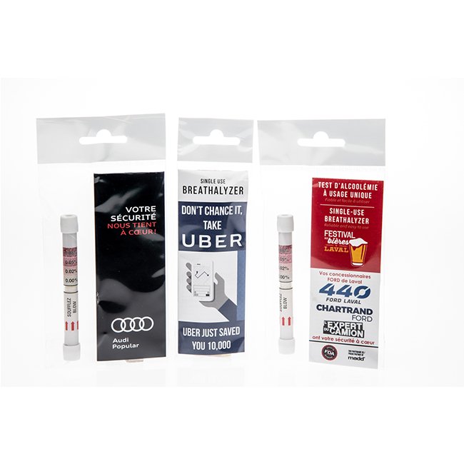 Most Accurate Single Use Disposable Breathalyzer -Alcohol Tester Red Tube