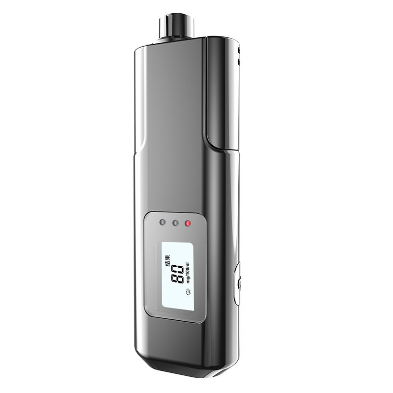 New product alcohol tester,high-precision blowing portable S+drunk driving detection device built-in safety hammer cutting knife