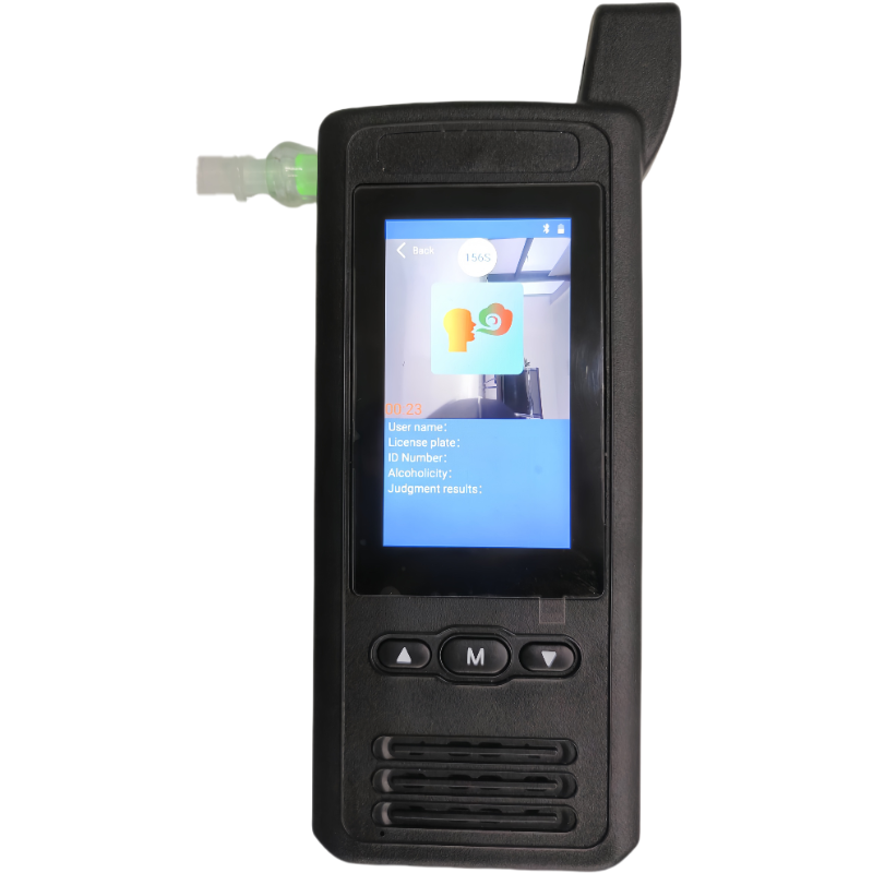 New car breath alcohol analyzer Bluetooth printable data intelligent alcohol breath tester