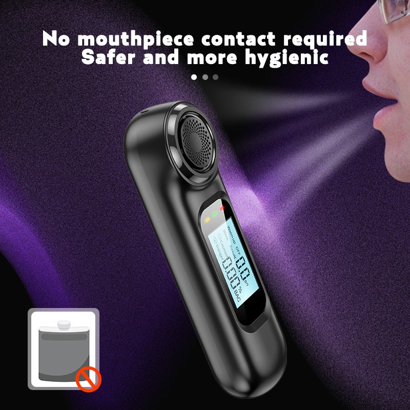 Portable Mini LCD Digital Breath Tester Professional Breathalyzer Alcohol Meter Analyzer Detector