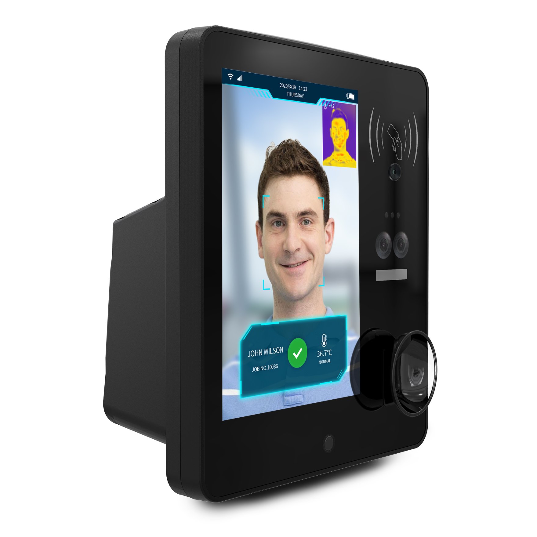 Fuel Cell Alcohol Breath Tester Facial Recognition Access Control System