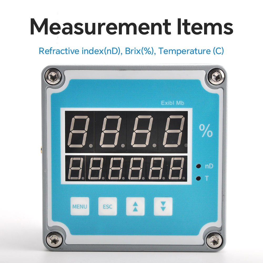 CZ-H high temperature sugar brix meter tester industrial digital display refractometer for concentration monitoring analysis