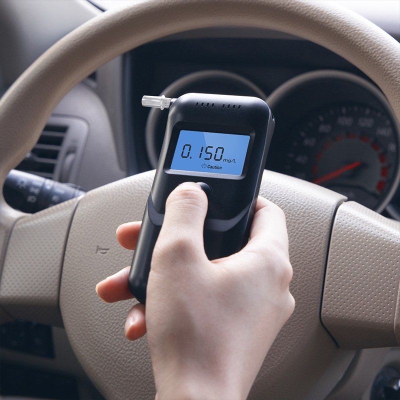 3 Digit Lcd Display Manual Digital Breathalyzer Alcohol Breath Tester