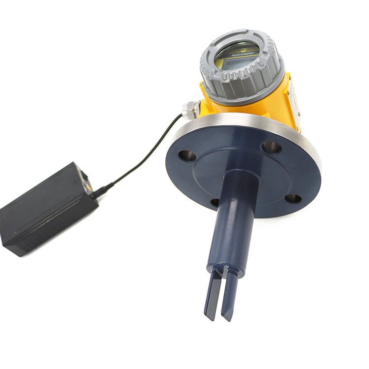 Alcohol tuning fork concentration meter/tuning fork density meter for plug-in pipe installation
