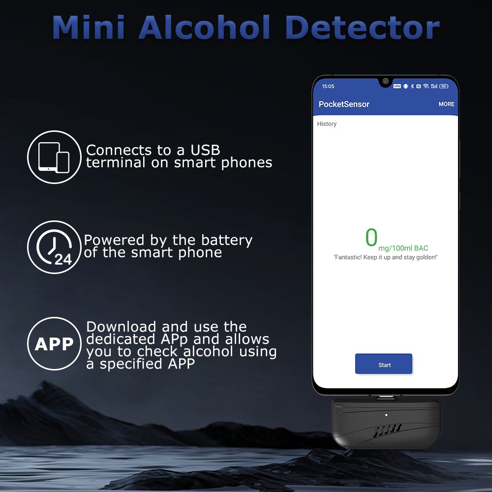 Hot Sale ODM Alcohols Breath Tester Digital Detectors Alcohols Alcohol Tester Breathalyzer