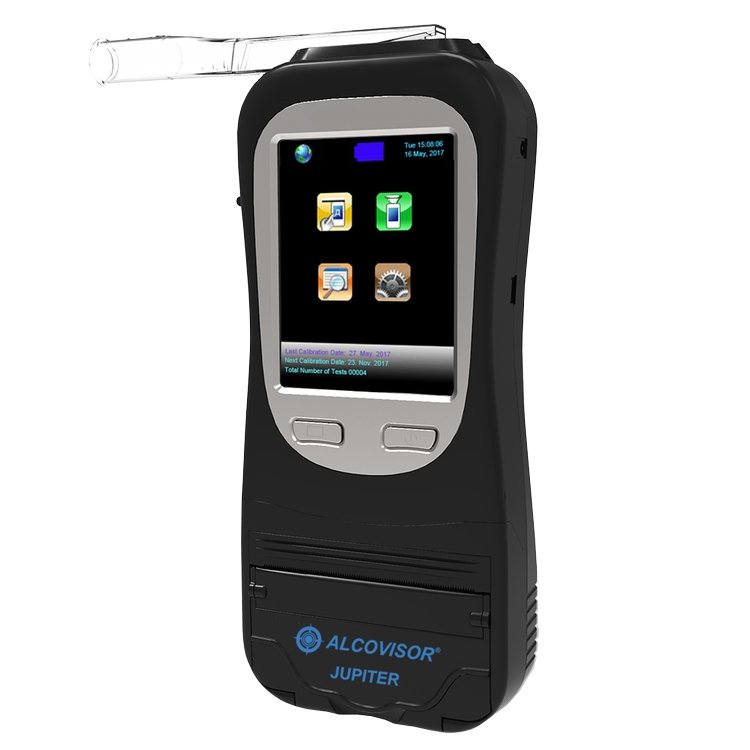 Alcovisor alcohol tester breathing alcohol test meter detector with mouthpieces