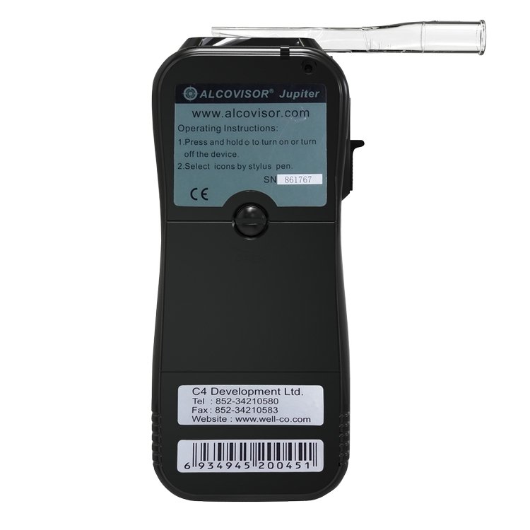 Alcovisor alcohol tester breathing alcohol test meter detector with mouthpieces
