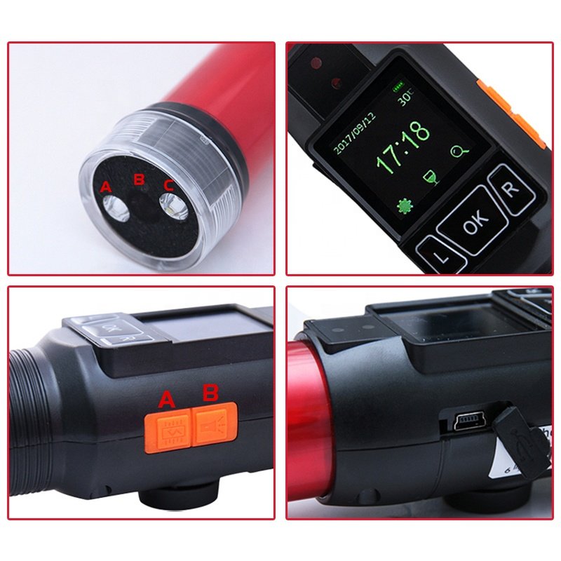 Safe driving safety roadway alcohol tester alcohol quick alcohol tester with traffic baton function