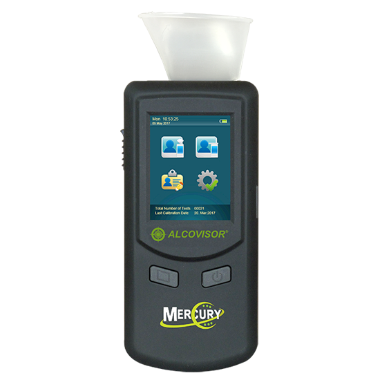 Alcovisor Mercury Industrial Alcohol Test Breathalyser